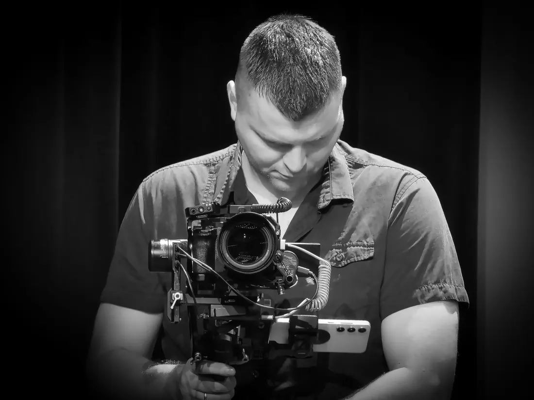 Met de gimbal op locatie